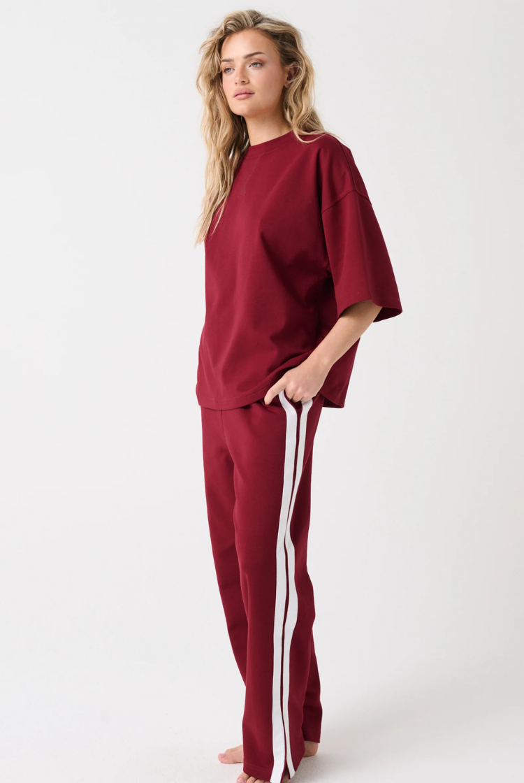 Sage Tee | Raspberry