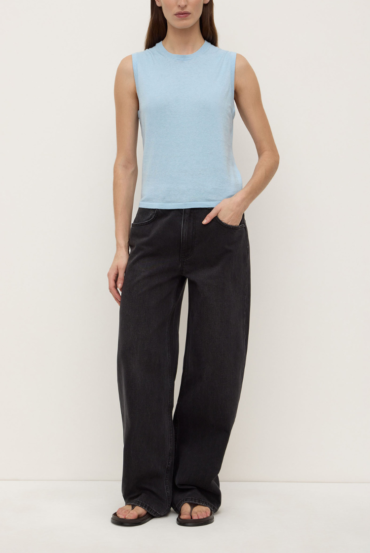 Helena Cotton Cashmere Vest | Salt