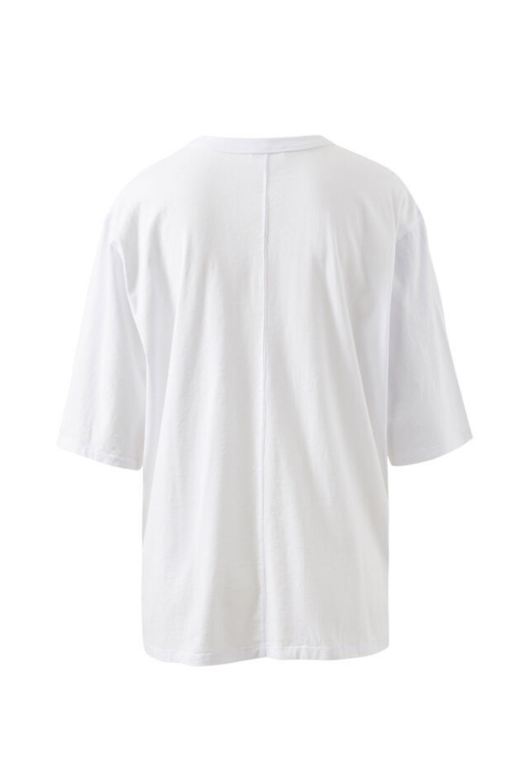 Liv Oversized Tee | White/ Summer Lobsters