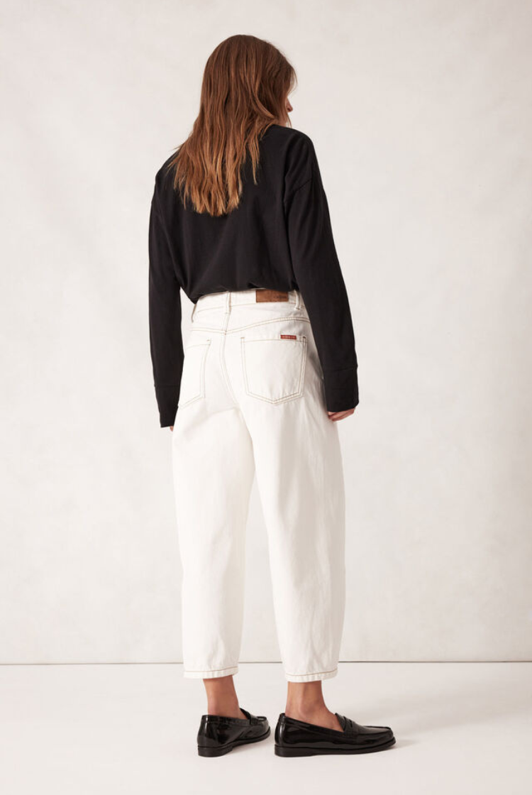 Tapered Barrel Jean | Fresh Ecru