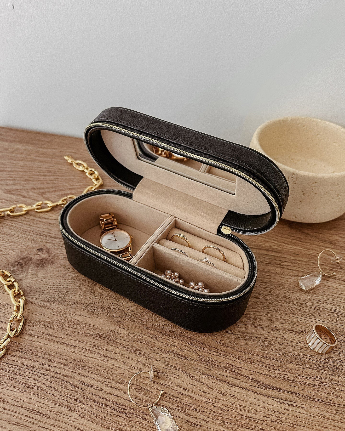 Charlee Jewellery Box | Black