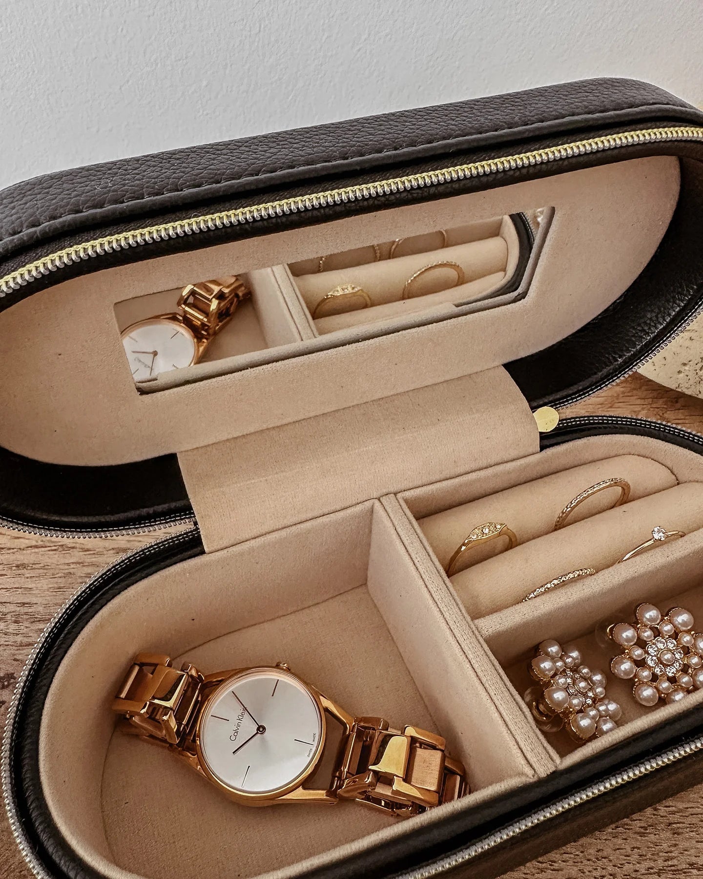 Charlee Jewellery Box | Black