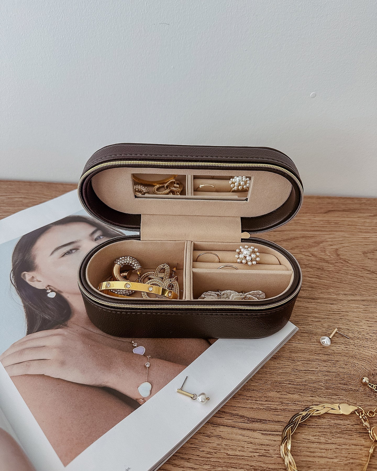 Charlee Jewellery Box | Chocolate