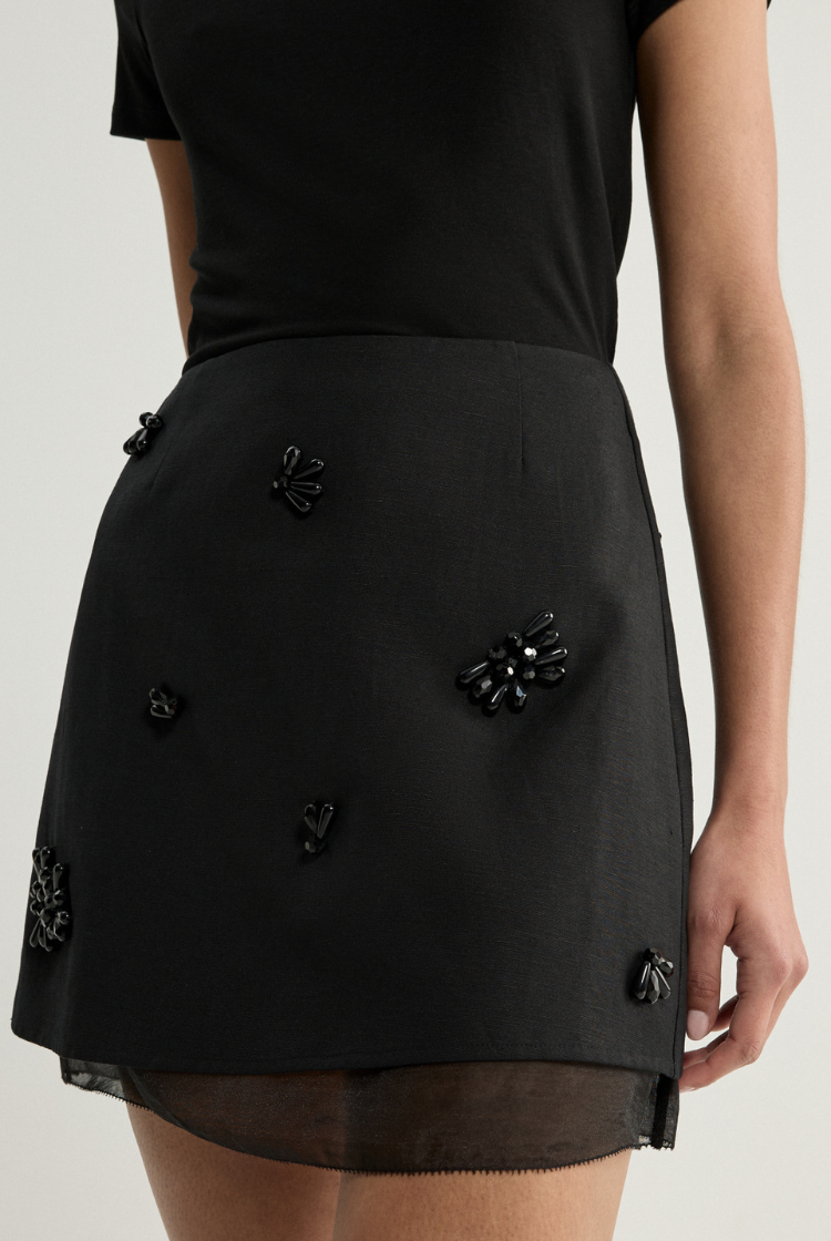 Annelise Mini Skirt | Black
