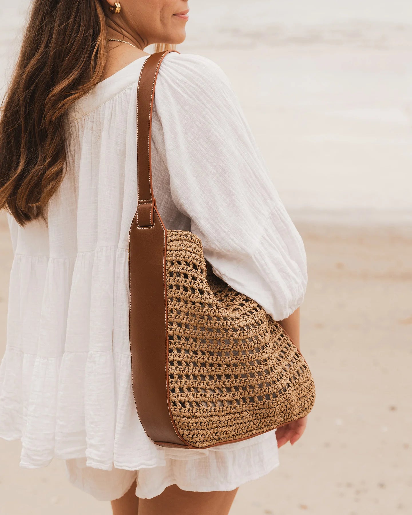 Louisa Shoulder Bag | Natural Tan