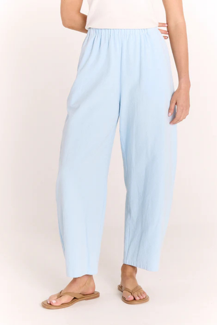 Eleanor Barrel Pant | Blue