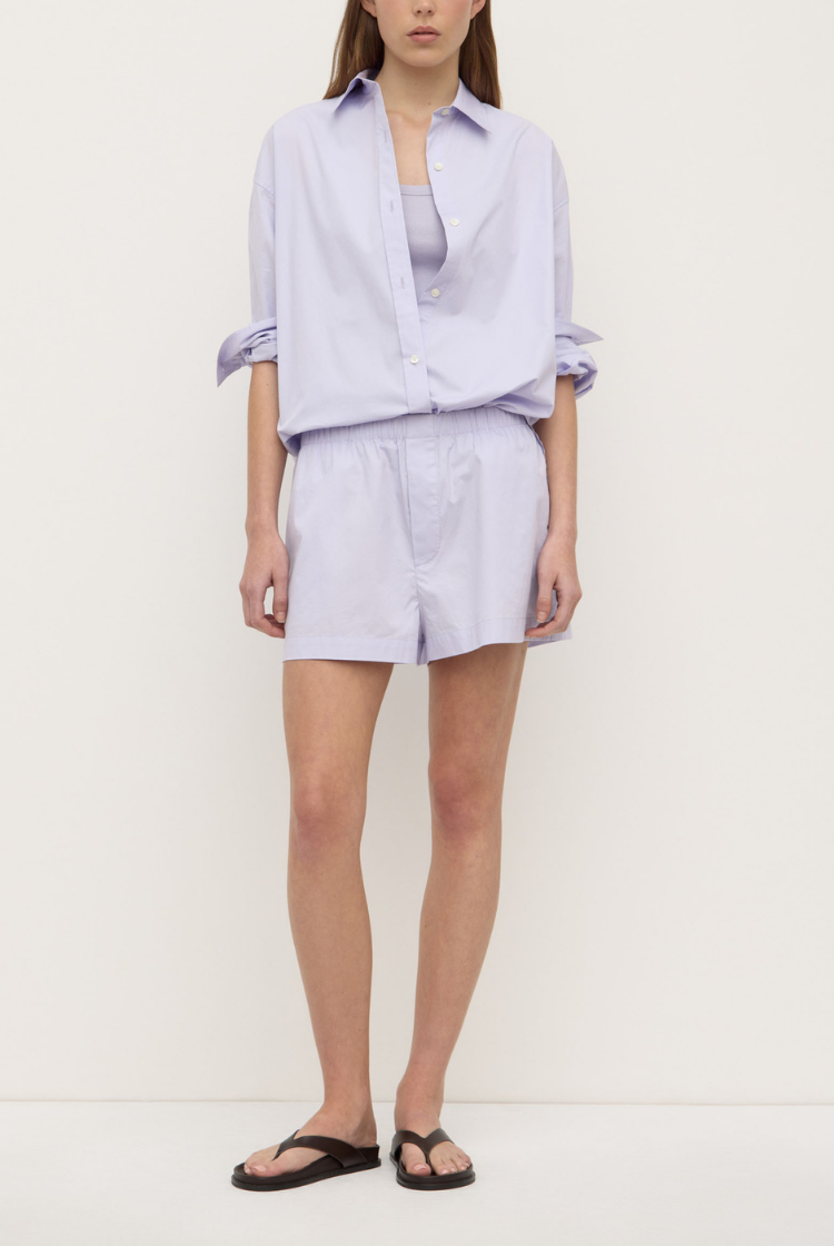 Everyday Poplin Short | Lilac
