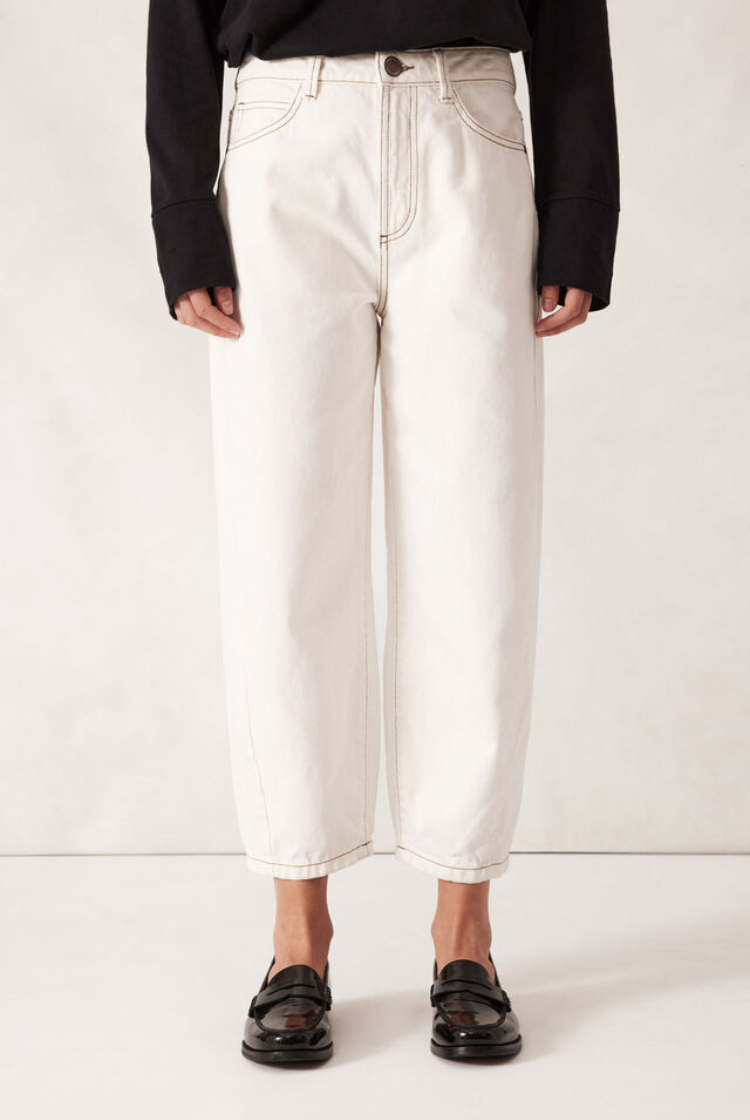 Tapered Barrel Jean | Fresh Ecru