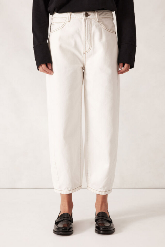 Tapered Barrel Jean | Fresh Ecru