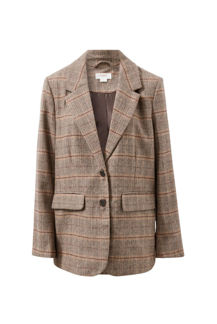 Joni Blazer | Brown Check
