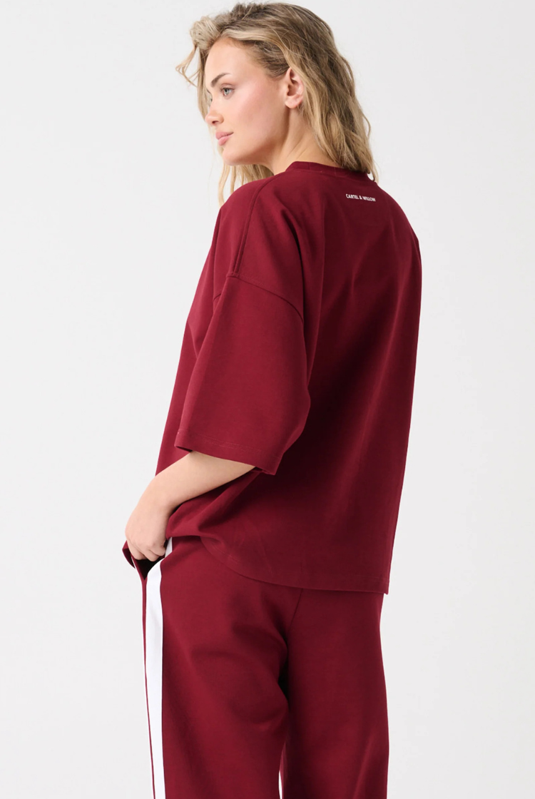 Sage Tee | Raspberry