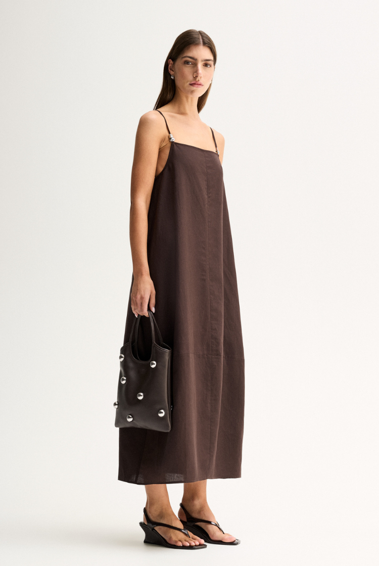 Carlo Maxi Dress | Chocolate