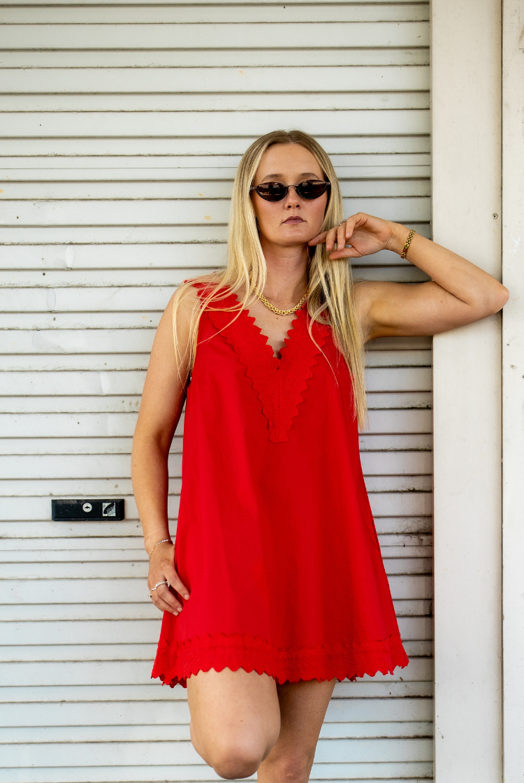 Permata Dress | Red