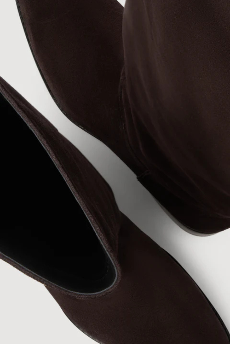 Stevie Suede Riding Boot | Ganache
