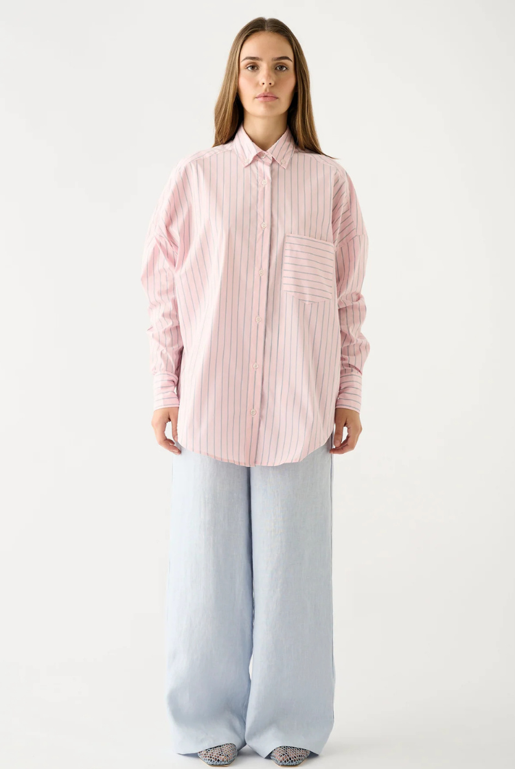 Bayview Stripe Shirt | Pink Stripe