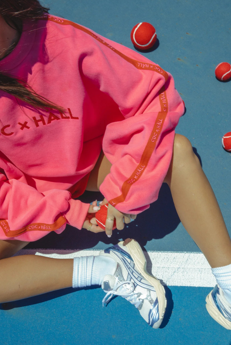 CDC x HALL Cloud Sweater | Peony Pink