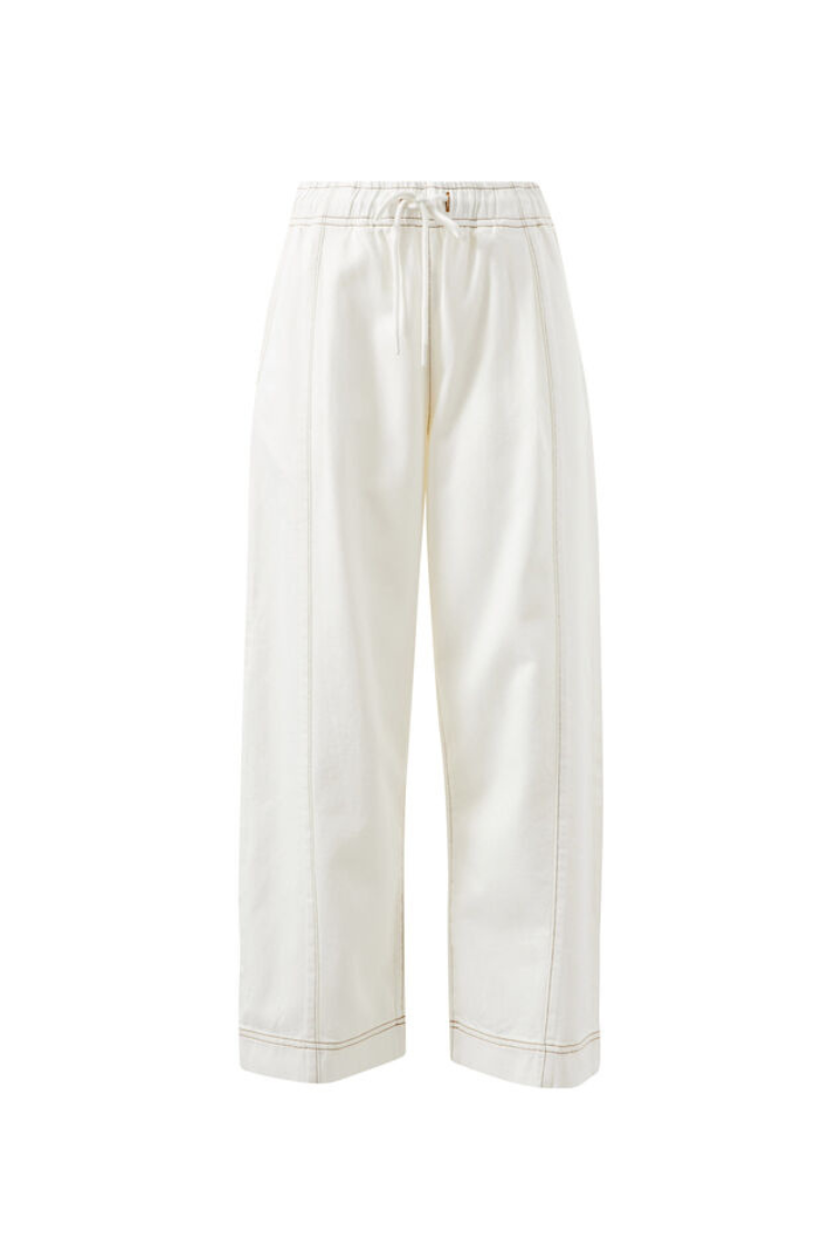 Jessie Barrel Pant  | Fresh Ecru