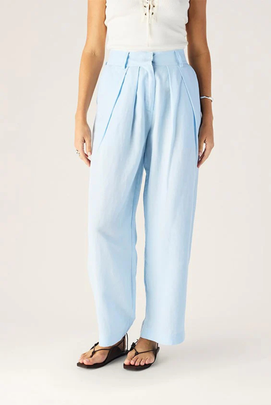 Monaco Suiting Pant | Ice Blue