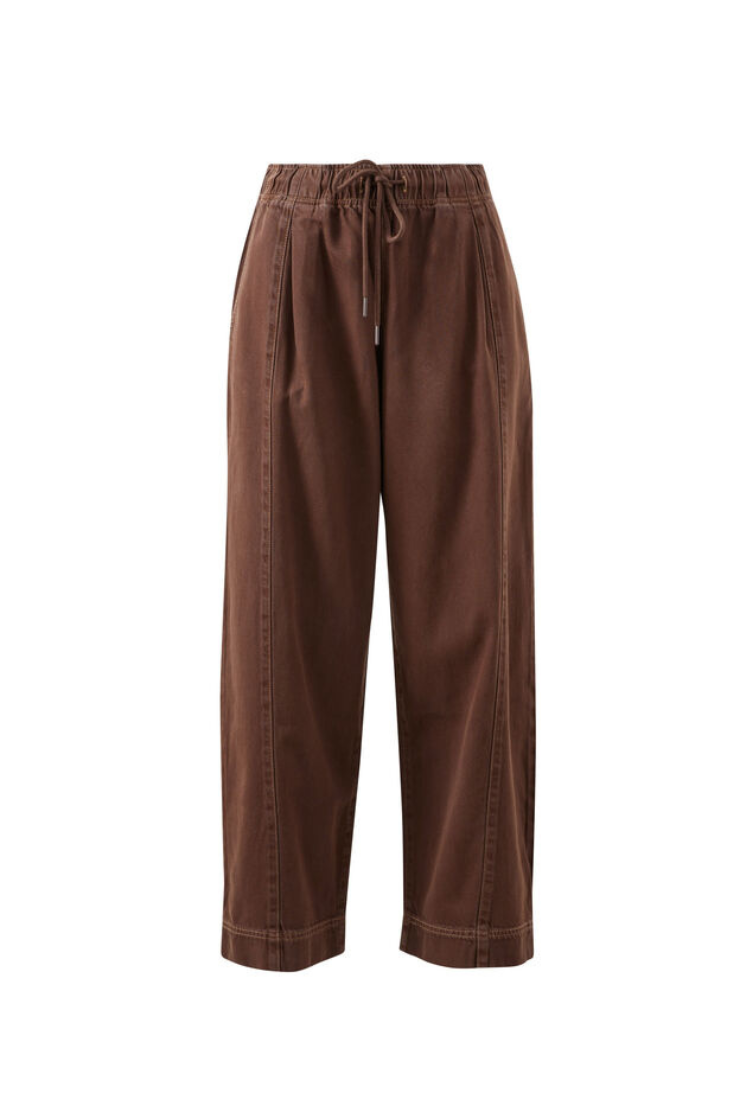 Jessie Barrel Pant | Chocolate