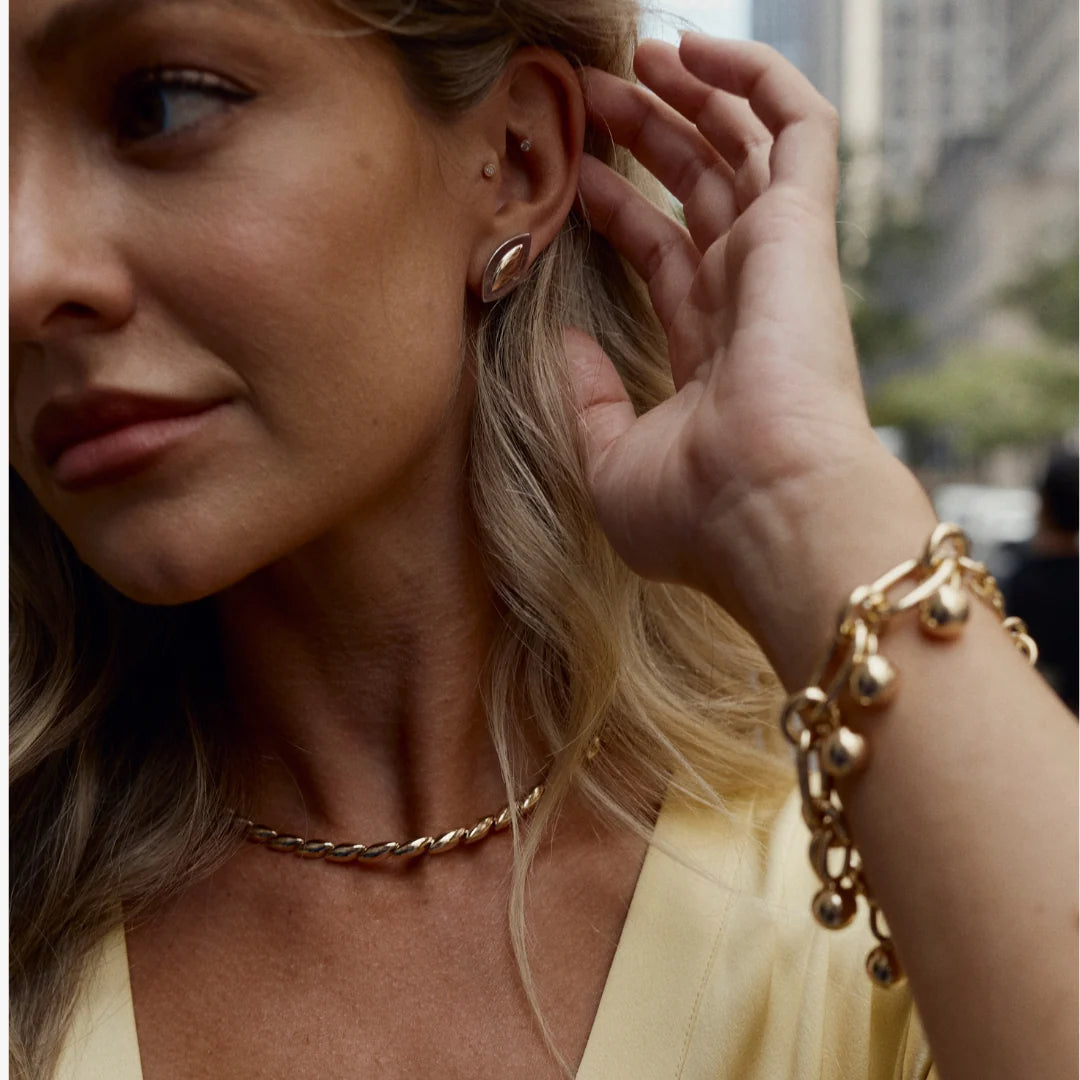 Marquise Necklace (Small) | Gold