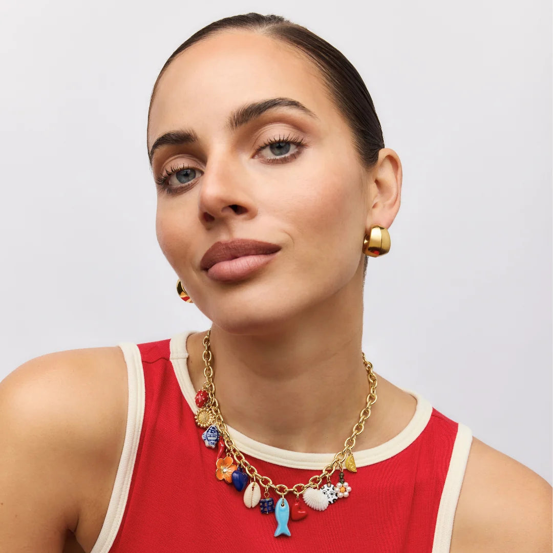 Piper Chunky Hoop Earrings | Gold