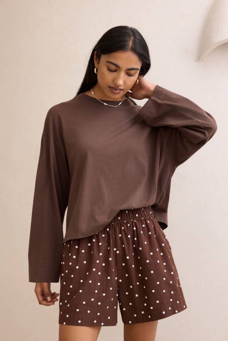 Mila Short | Choc Scattered Spot
