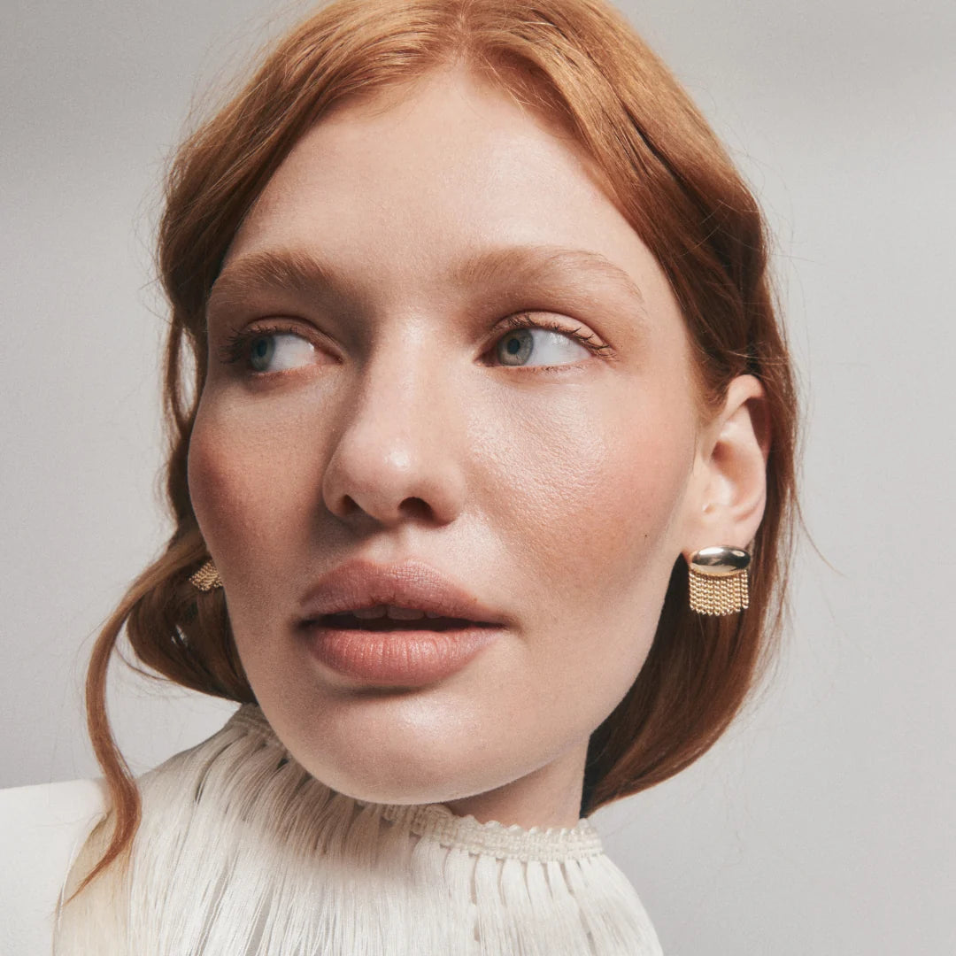 Short Fringe Earrings | Gold