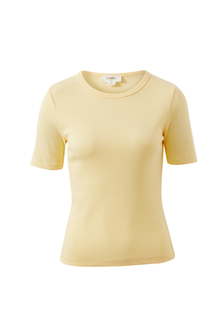 Luella Rib Tee | Butter