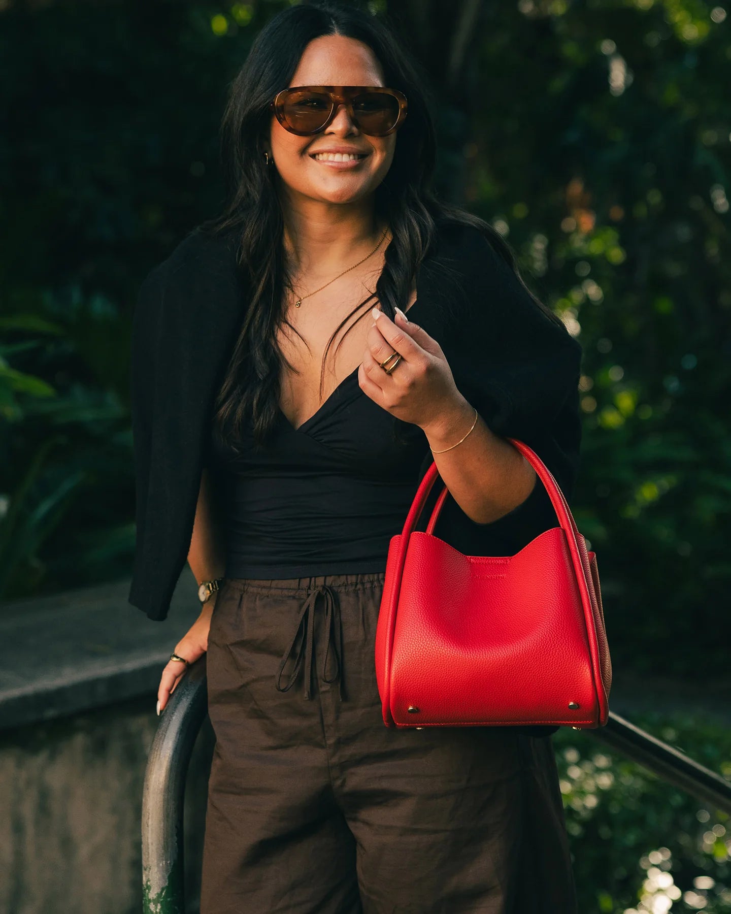 Steffie Mini Tote Bag | Red