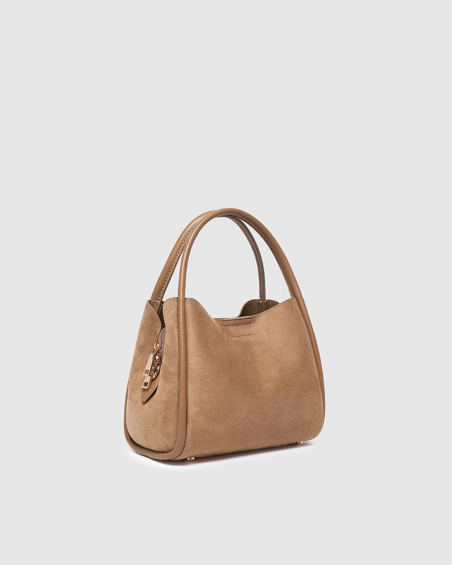 Steffie Suedette Mini Tote Bag | Honey