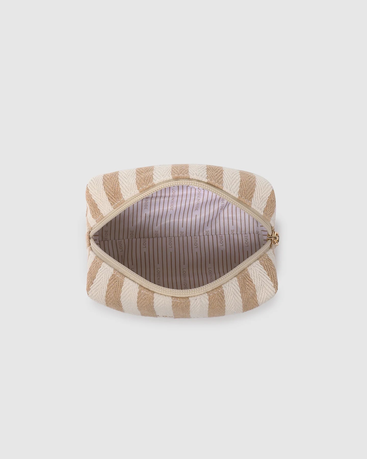Addi Pouch | Beige Stripe