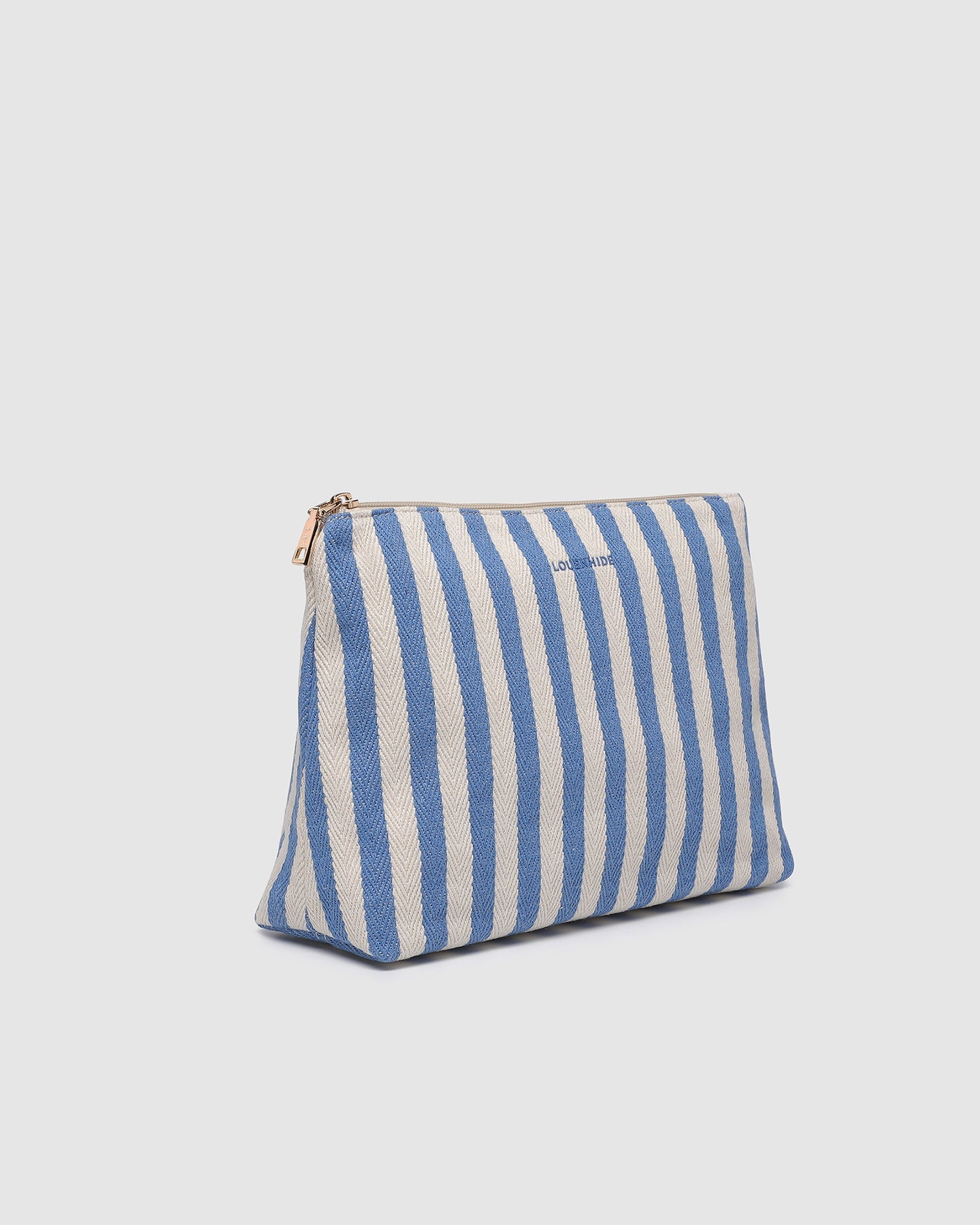 Nala Makeup Bag | Persian Blue Stripe
