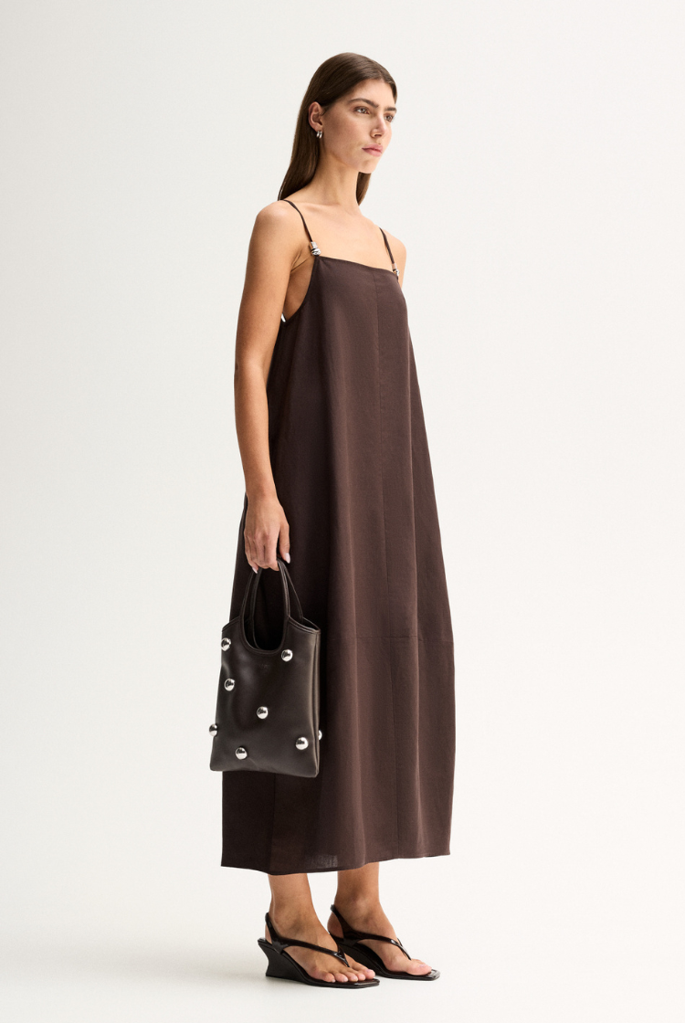 Carlo Maxi Dress | Chocolate