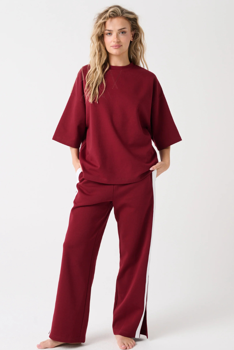 Sage Tee | Raspberry