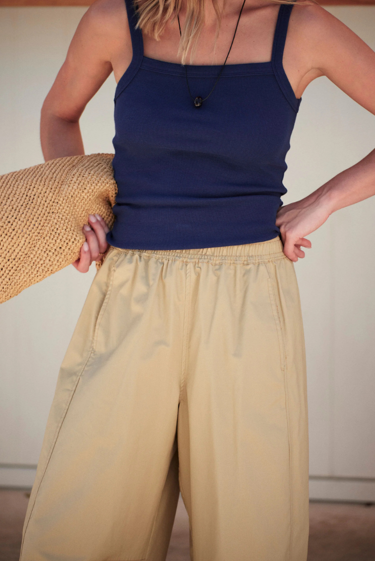 Sophie Rib Singlet | Prussian Blue