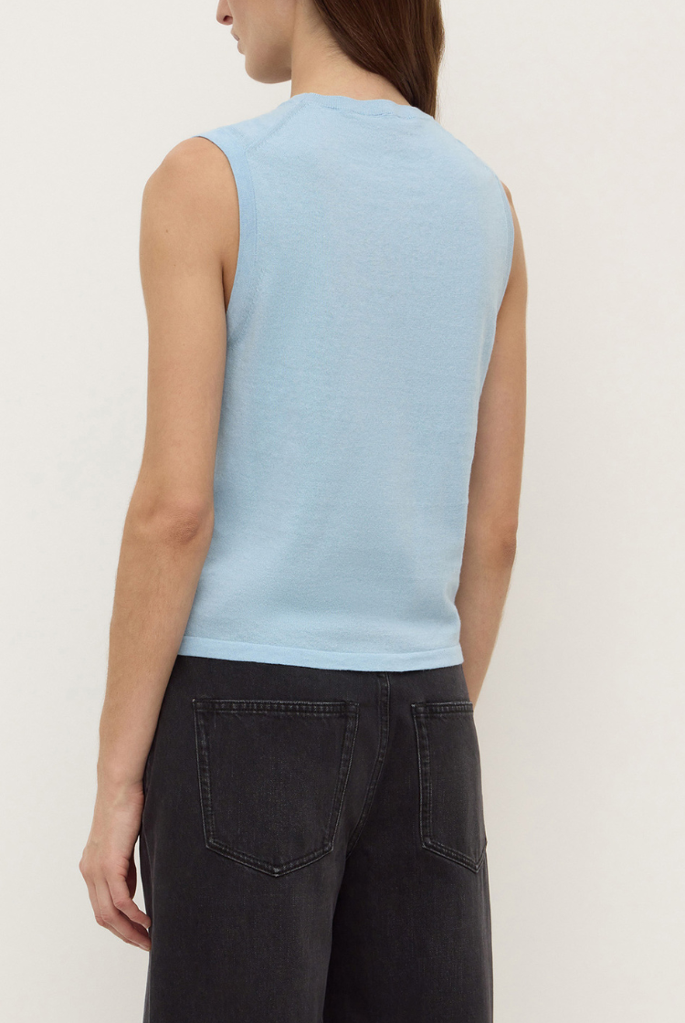 Helena Cotton Cashmere Vest | Salt