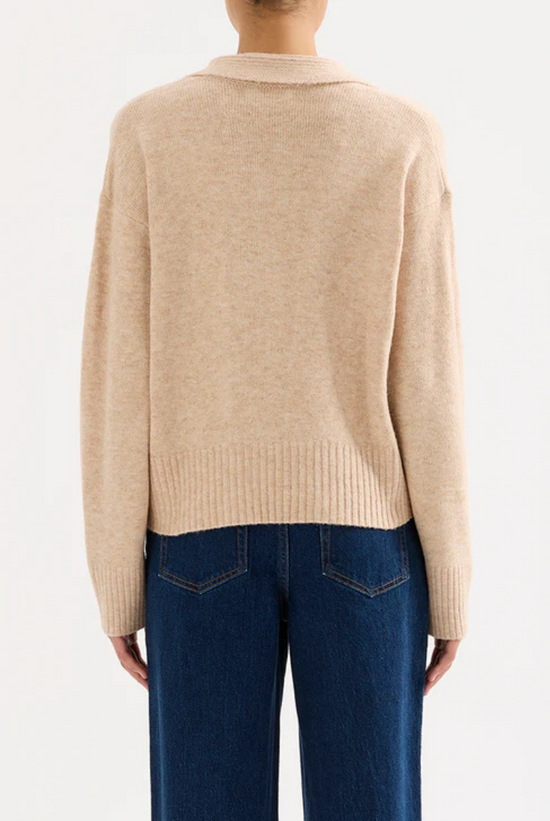 Kinsley Rugby Knit | Oatmeal