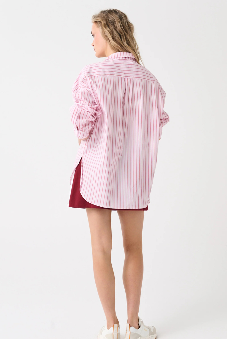 Darby Shirt | Berry Stripe
