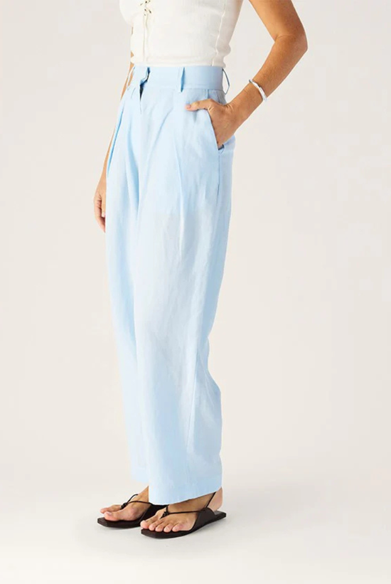 Monaco Suiting Pant | Ice Blue