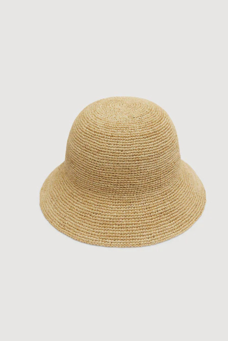 Raffia Bucket Hat | Natural