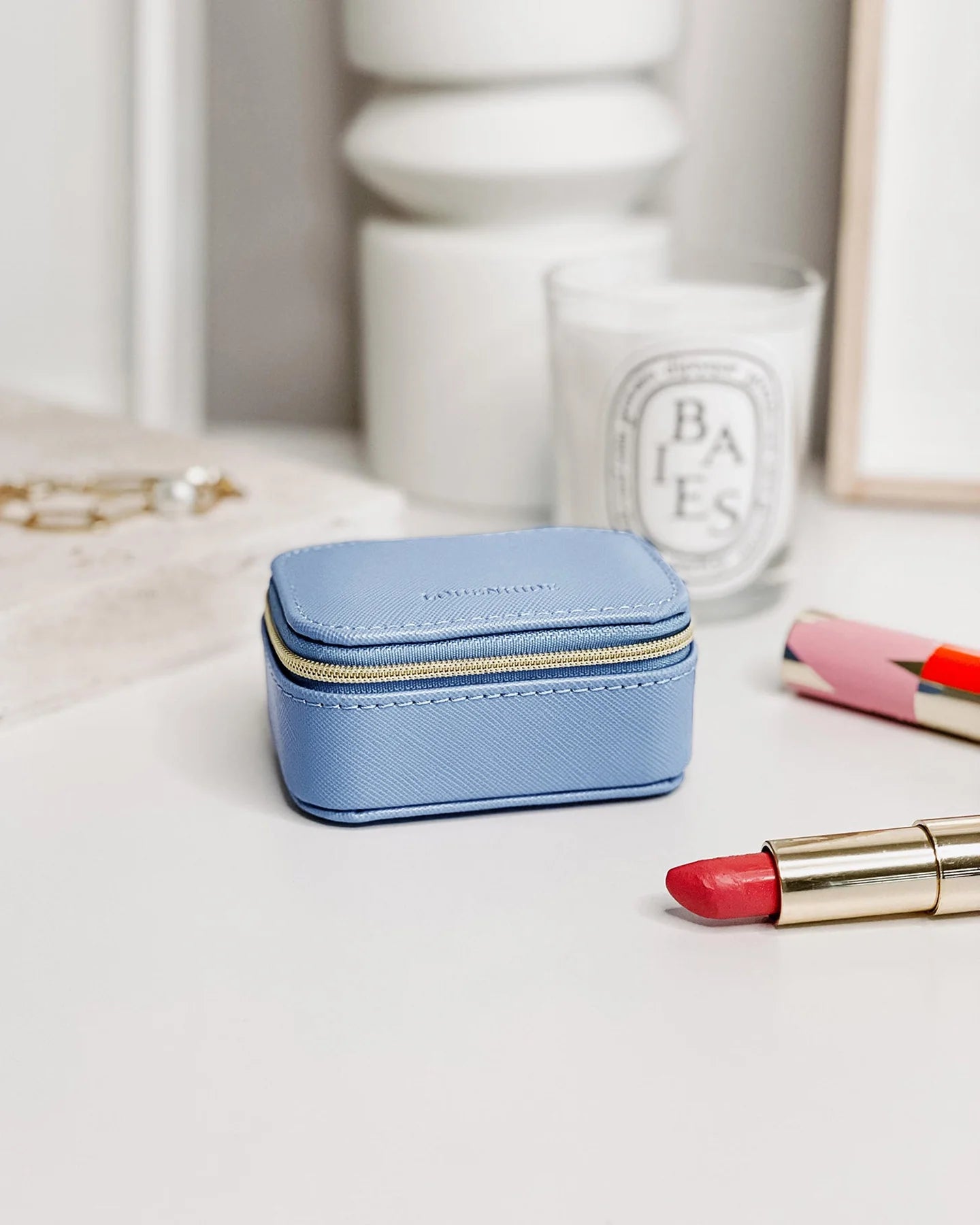 Suzie Jewellery Box | Cloudy Blue