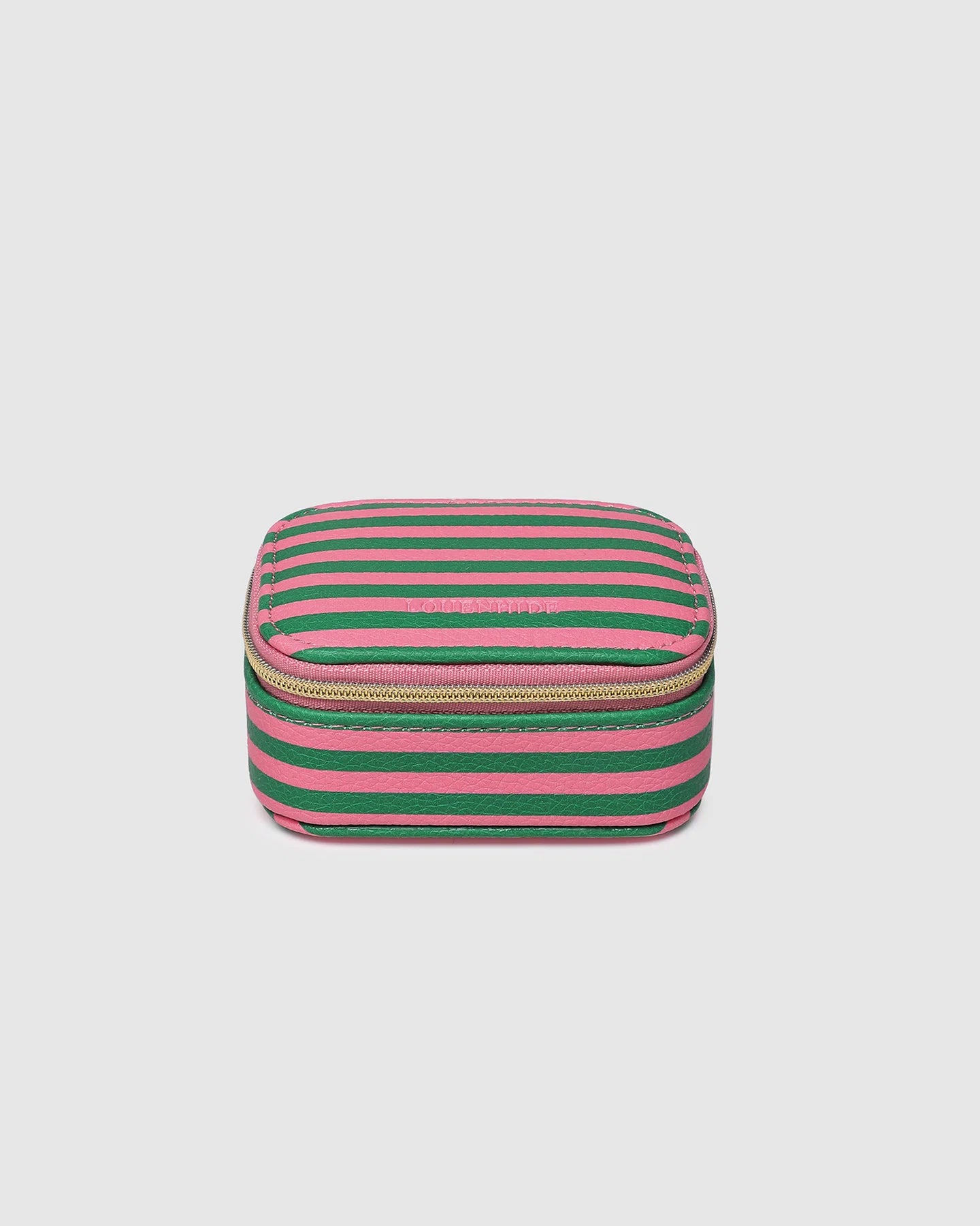 Suzie Jewellery Box | Green/ Bubblegum Pink