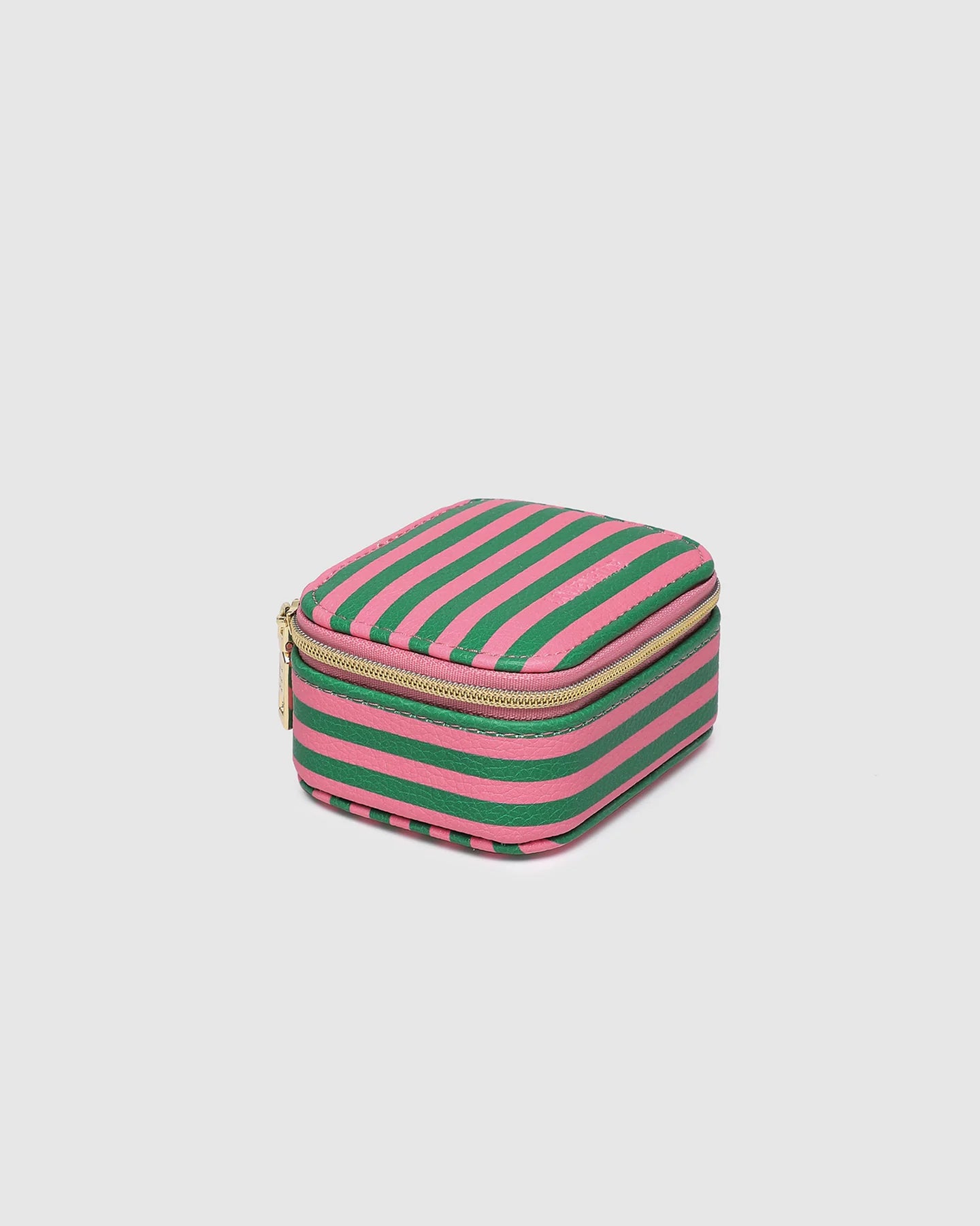 Suzie Jewellery Box | Green/ Bubblegum Pink