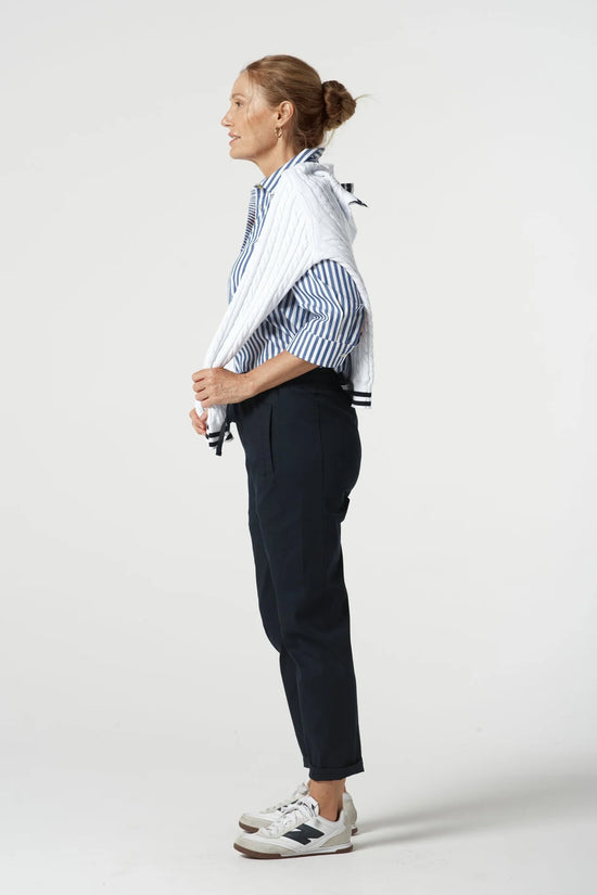 Weekend Cotton Stretch Jogger | Dark Navy