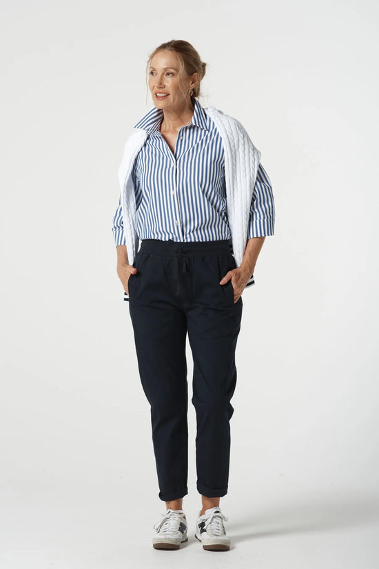 Weekend Cotton Stretch Jogger | Dark Navy