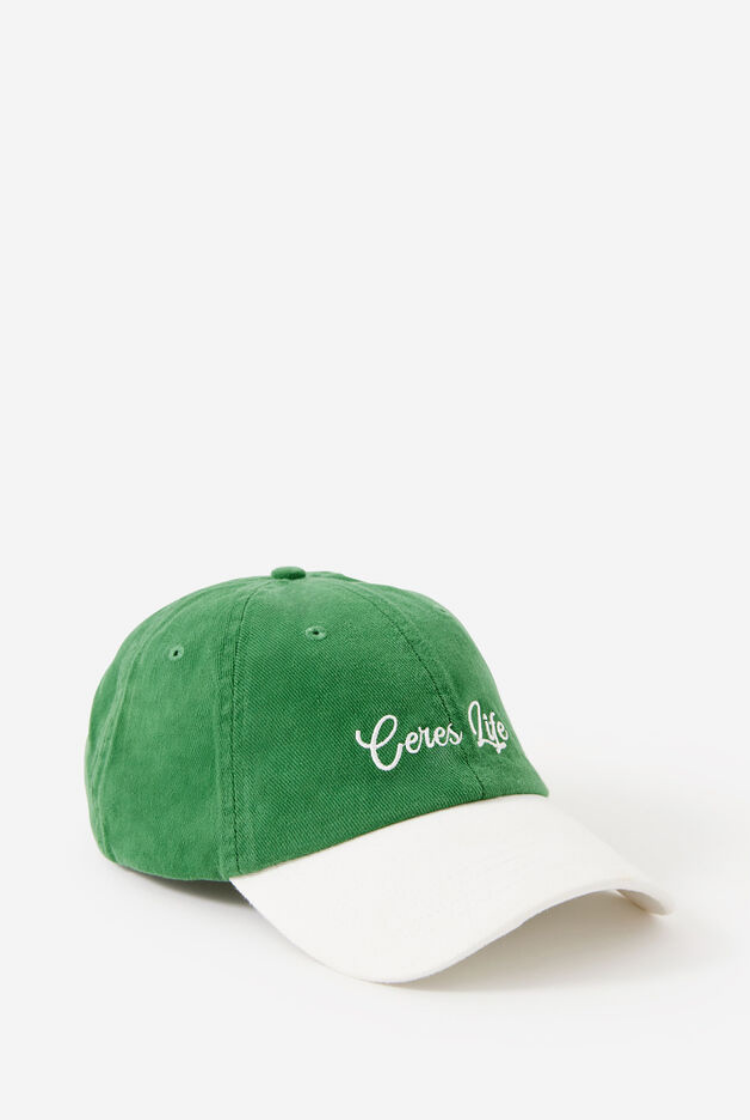 Pip Everyday Cap | Heritage Green/ White