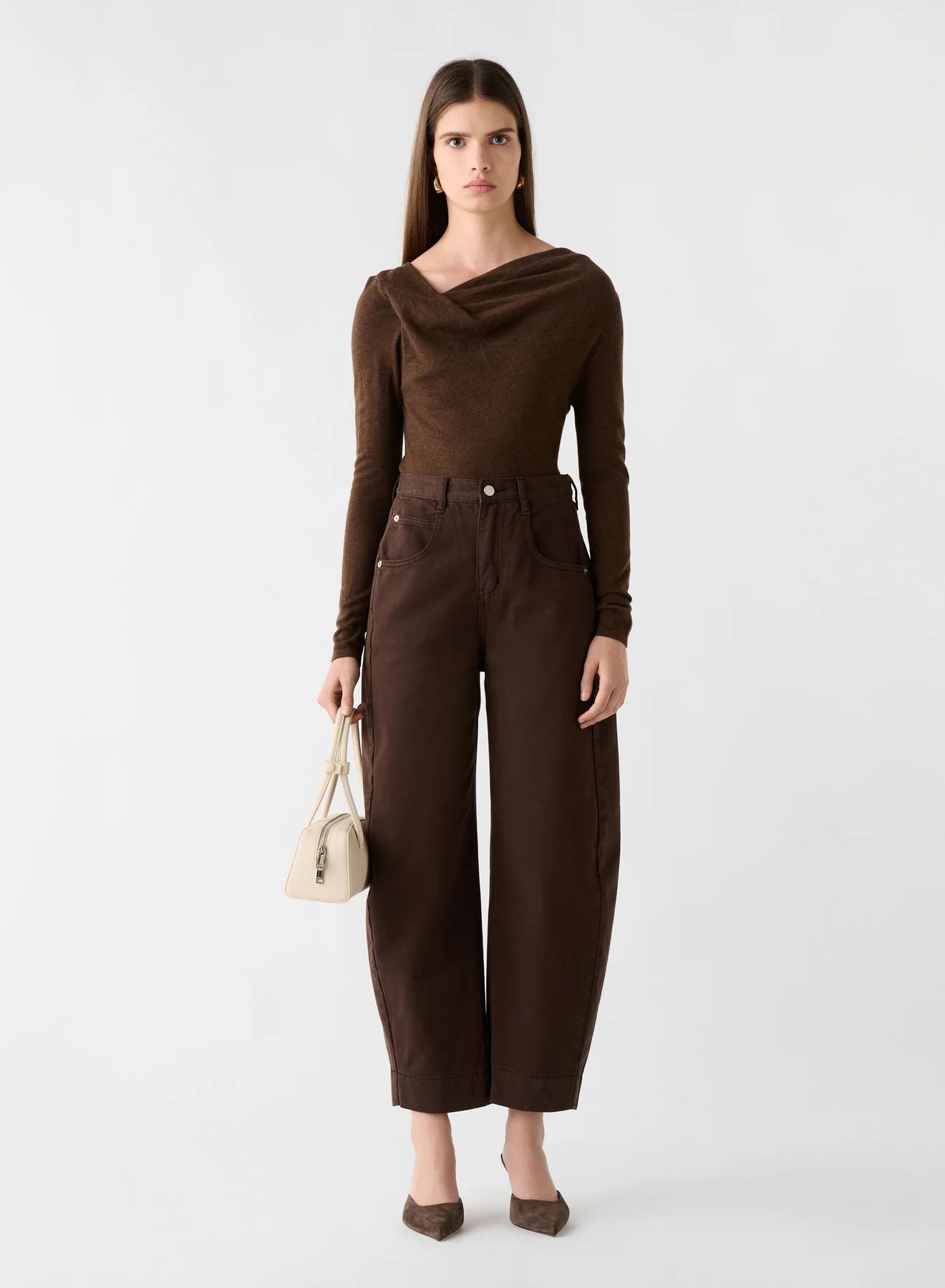Pinnacle Knit Top | Chocolate