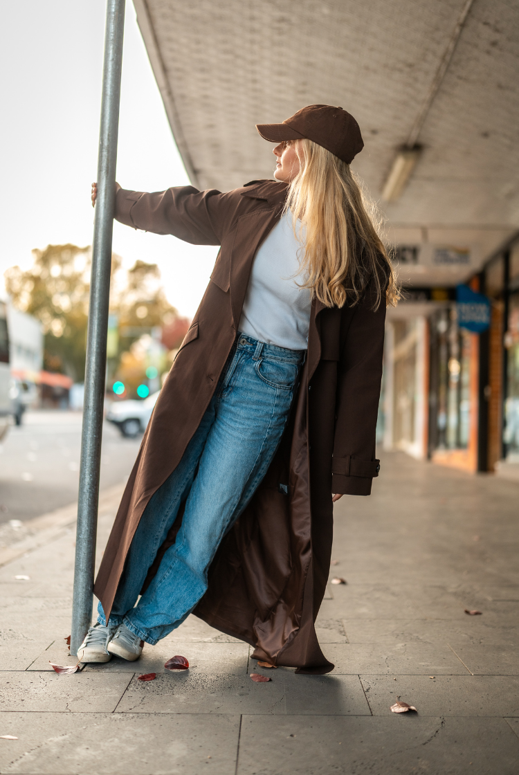 Franklin Trench Coat | Chocolate