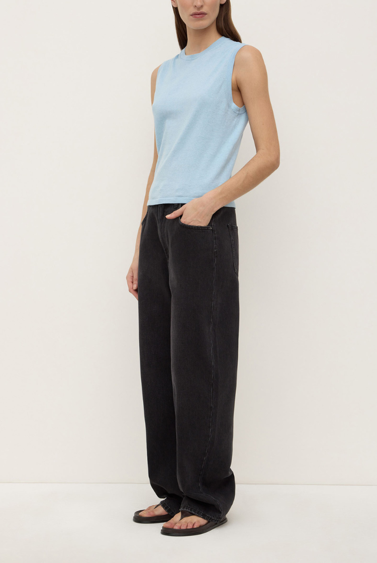 Helena Cotton Cashmere Vest | Salt