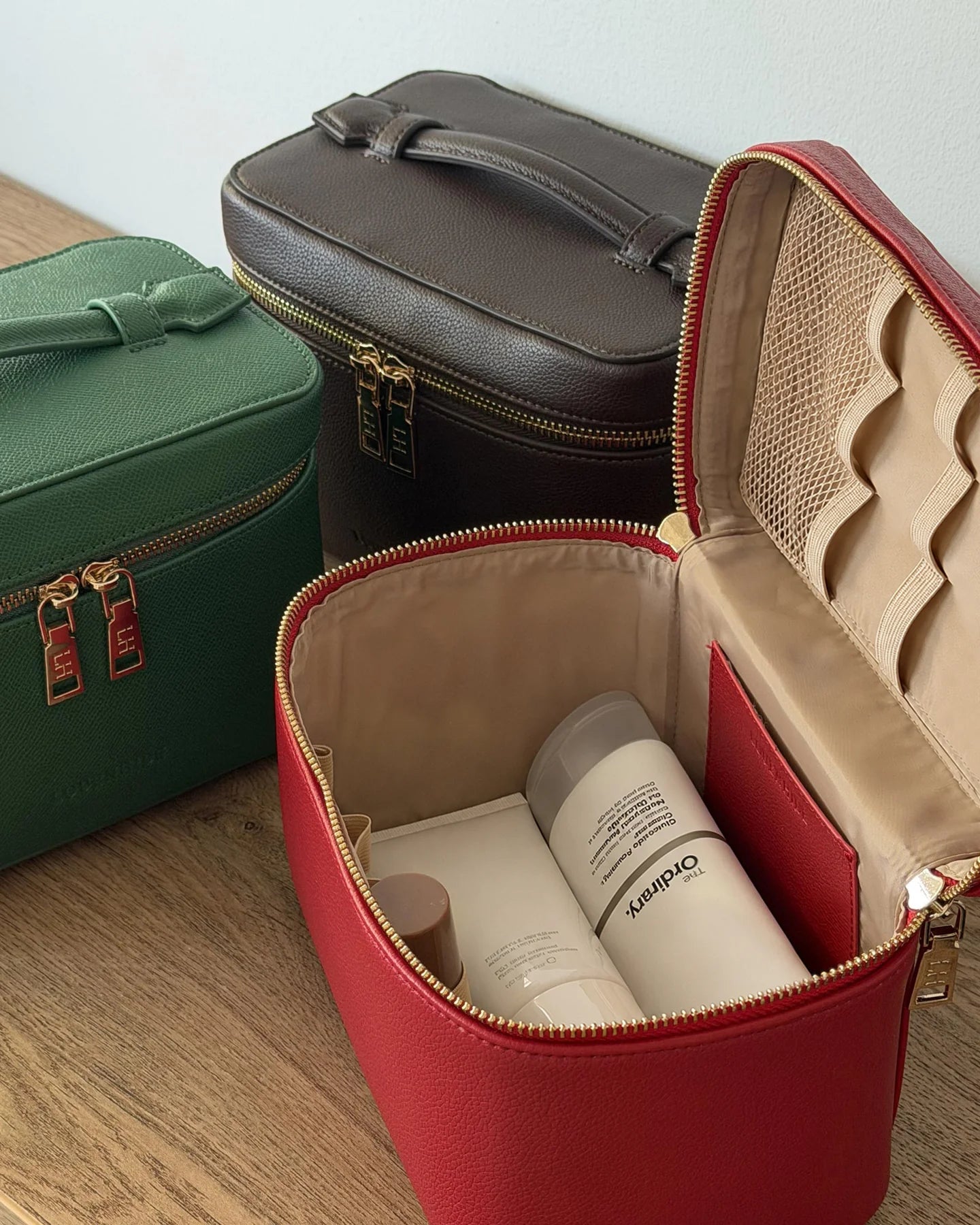 Camden Cosmetic Case | Chocolate